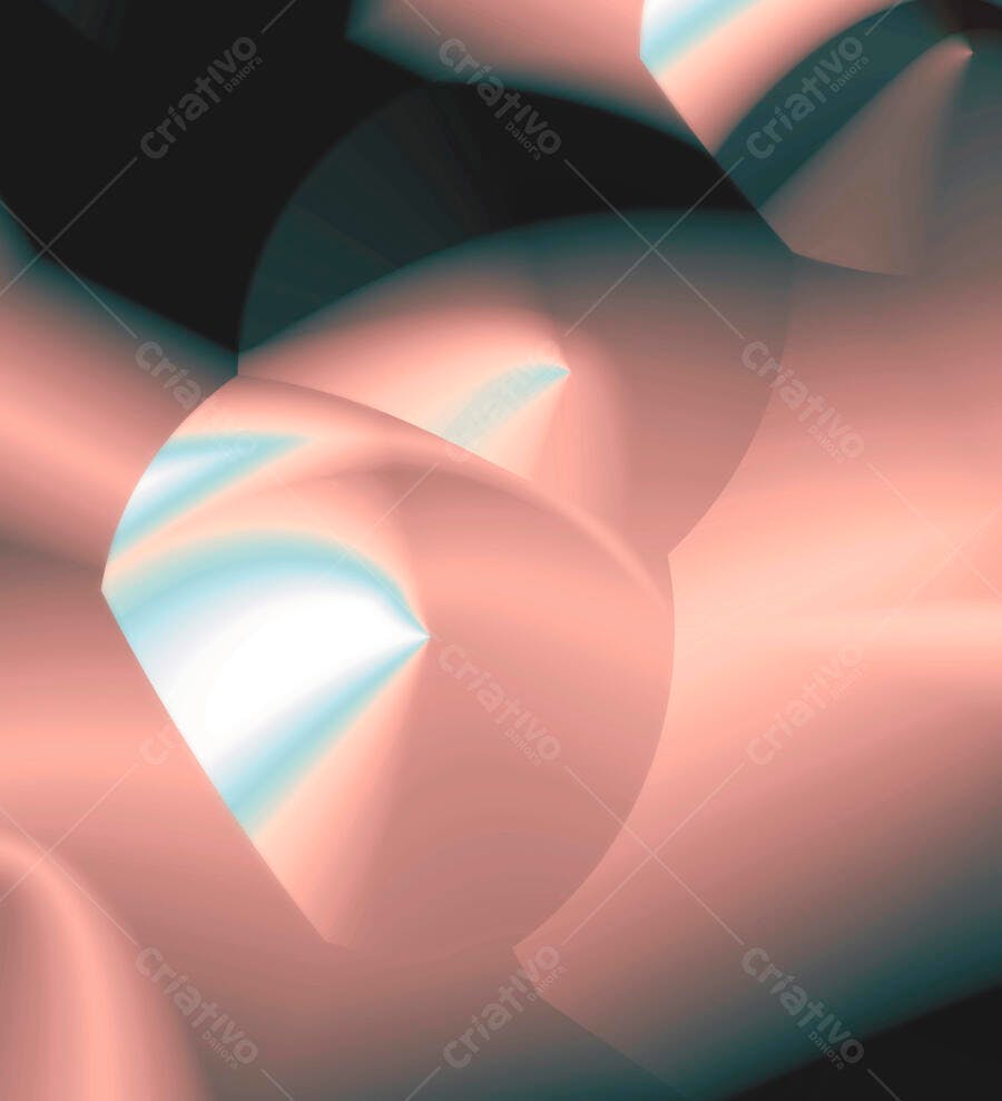 Abstração em tons pastel