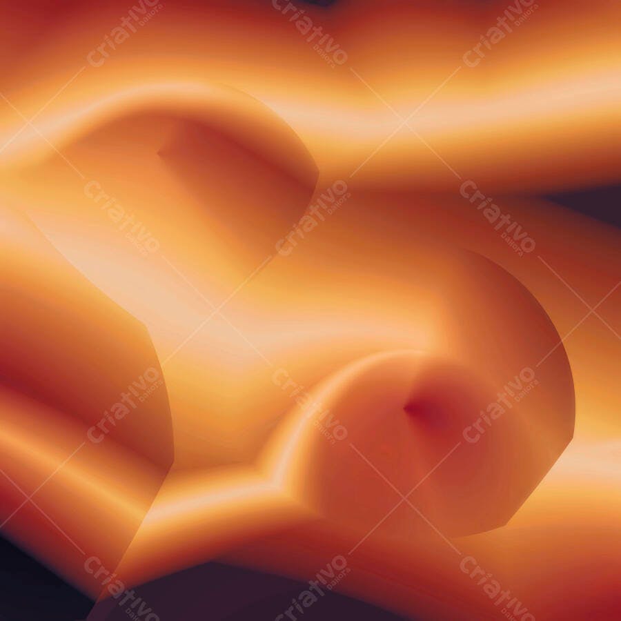 Abstrato laranja e dourado