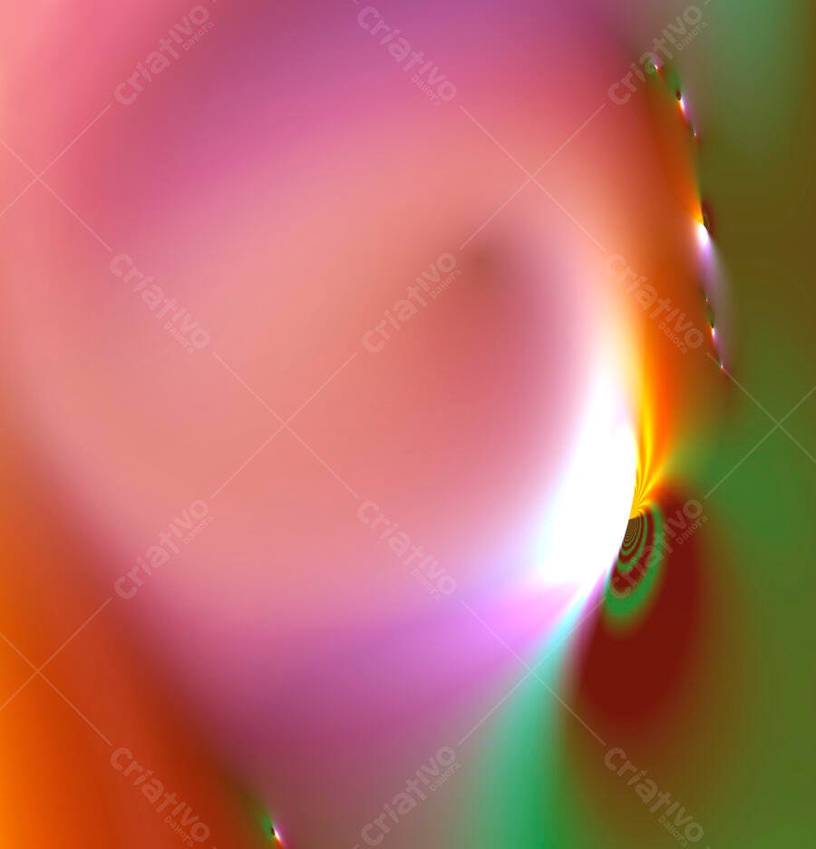 Abstração colorida em tons rosa e verde