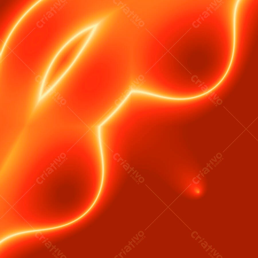 Abstrato laranja linhas brilhantes