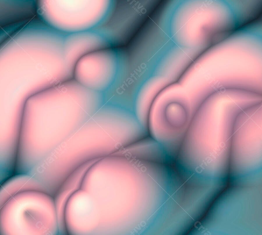 Abstração em tons pastel rosa e azul