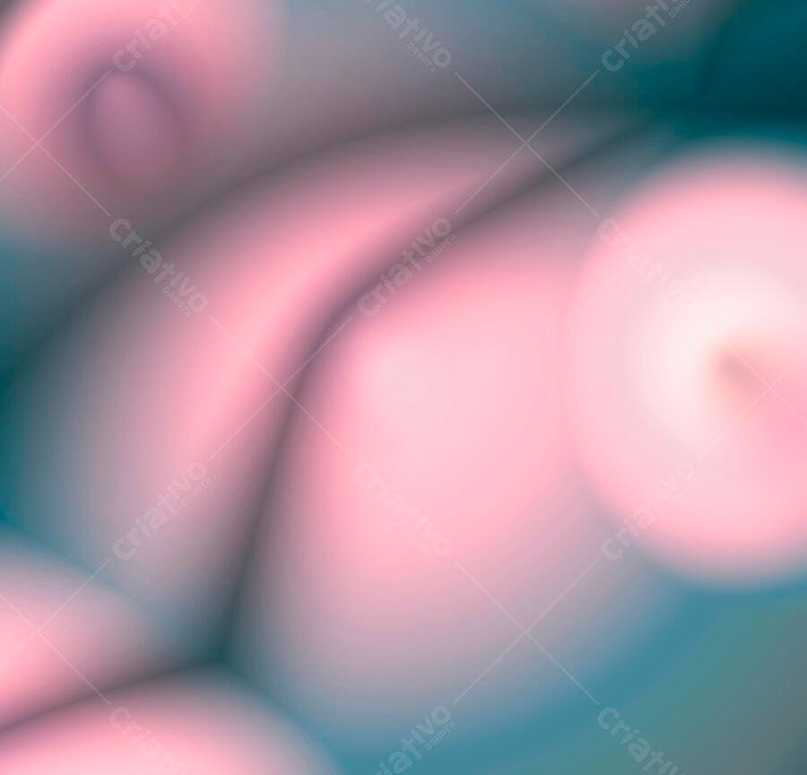 Abstração Rosa e Azul Claro em Tons Pastel