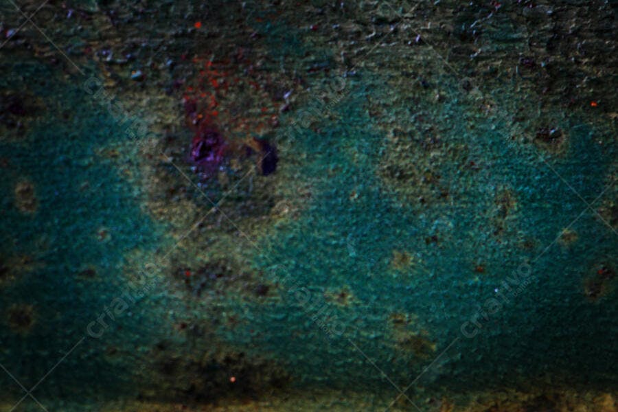 Textura metálica verde escura com manchas
