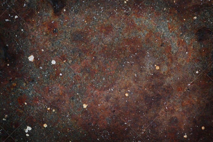 Textura de Metal Enferrujado Marrom Escuro