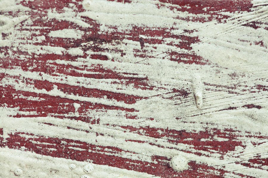 Textura de madeira desgastada vermelho e branco