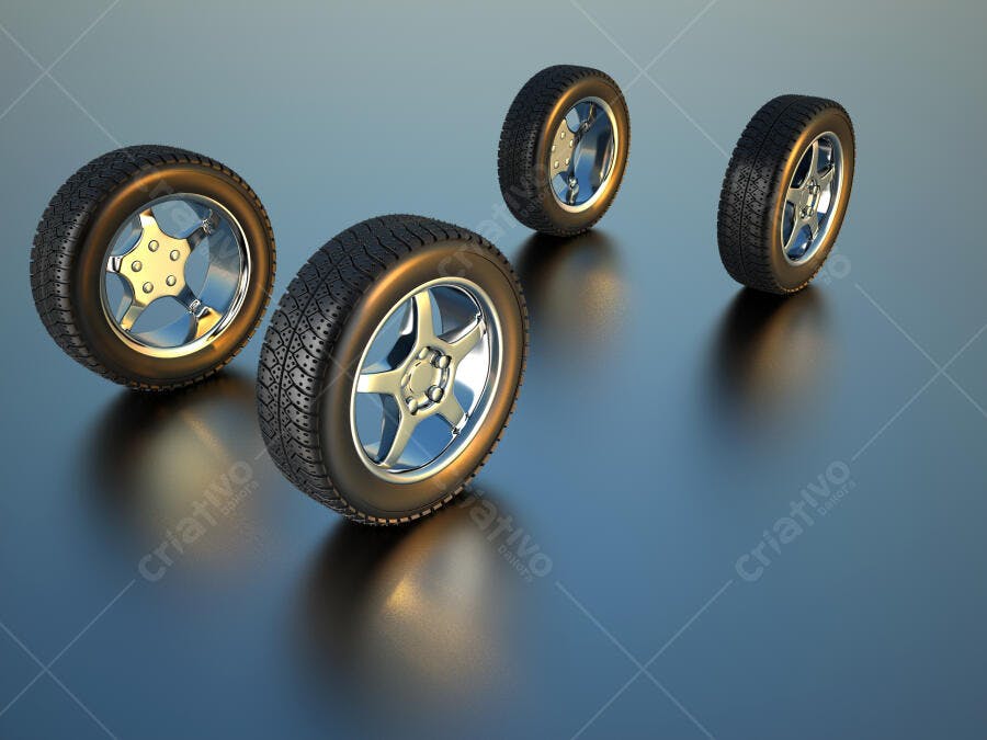 Rodas esportivas aro 17 cromadas