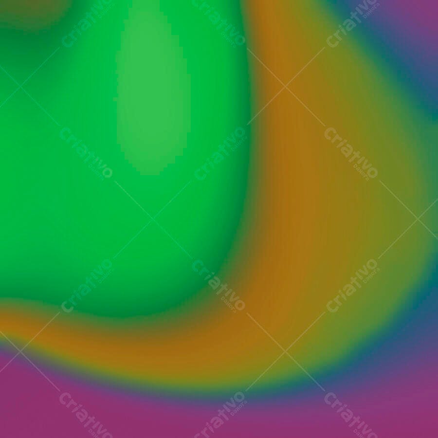 Gradiente Verde Amarelo e Roxo
