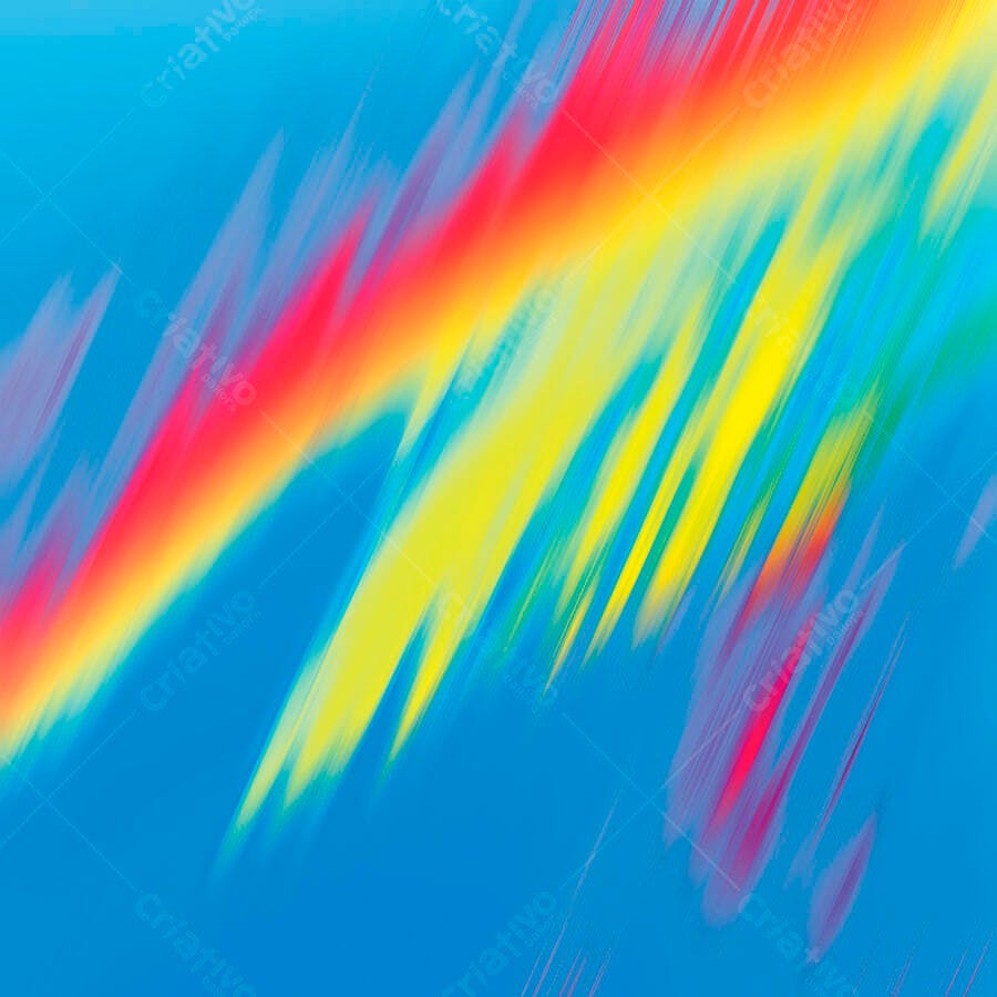 Abstração colorida em tons vibrantes