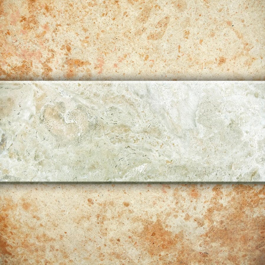 Textura de Mármore Bege e Marrom