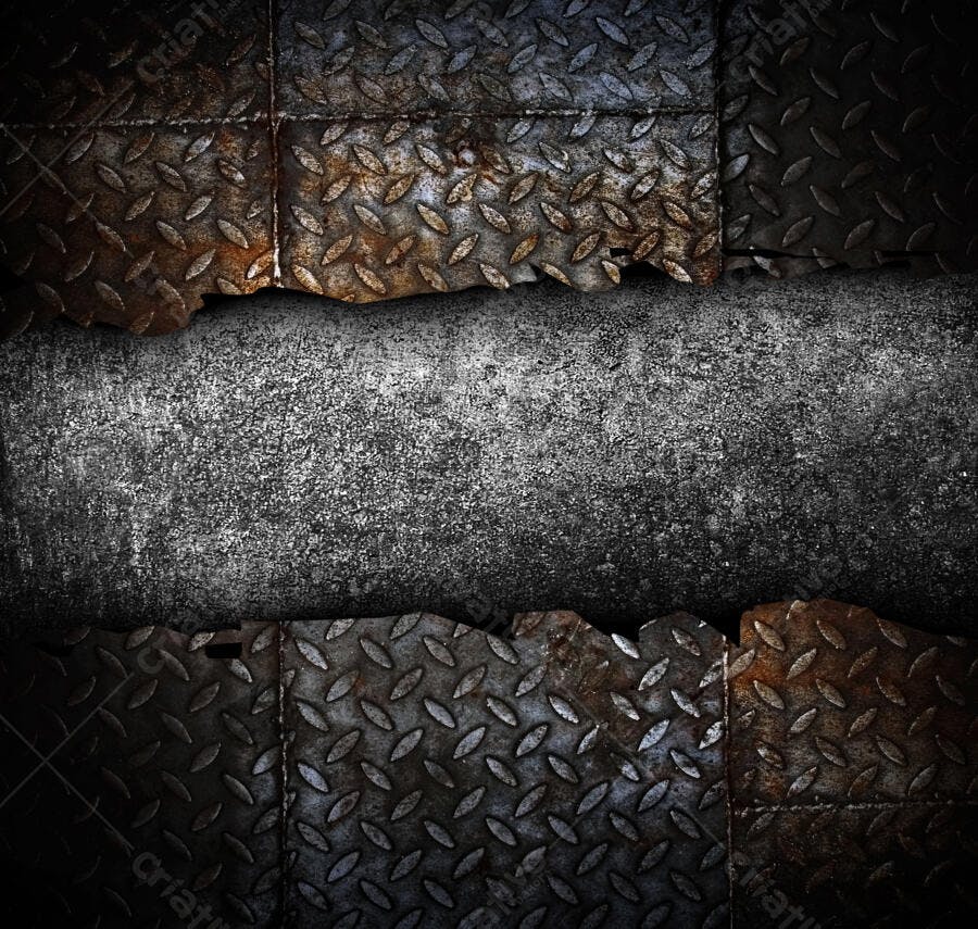 Textura de Metal Oxidado e Concreto Desgastado