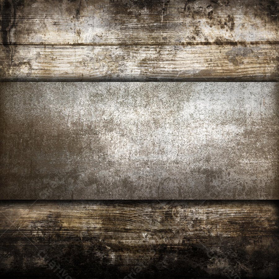 Textura de Madeira e Concreto Grunge
