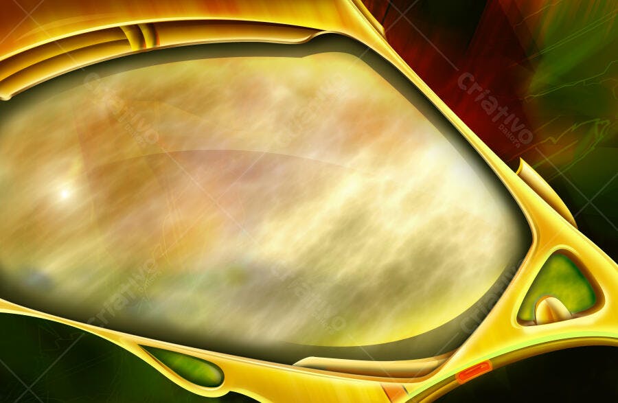 Visão abstrata ouro e amarelo