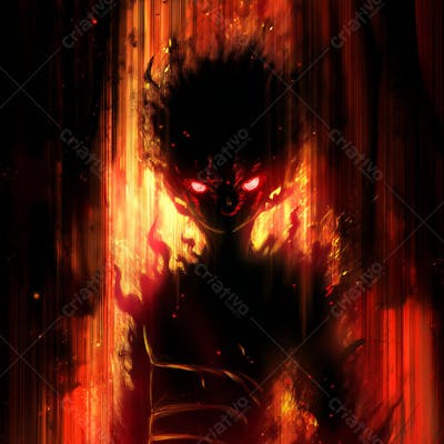Anime album cover capa em alta qualidade