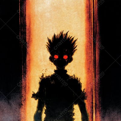 Anime album cover capa em alta qualidade