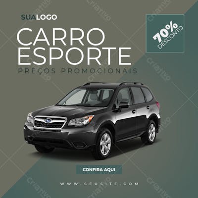 FLYER CARRO ESPORTE