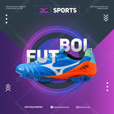 FLYER CHUTEIRA FUTEBOL