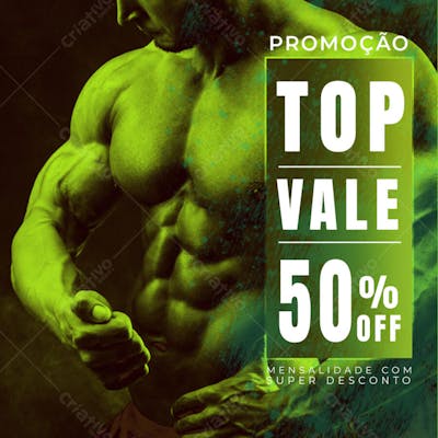 FLYER PROMOÇÃO TOP VALE