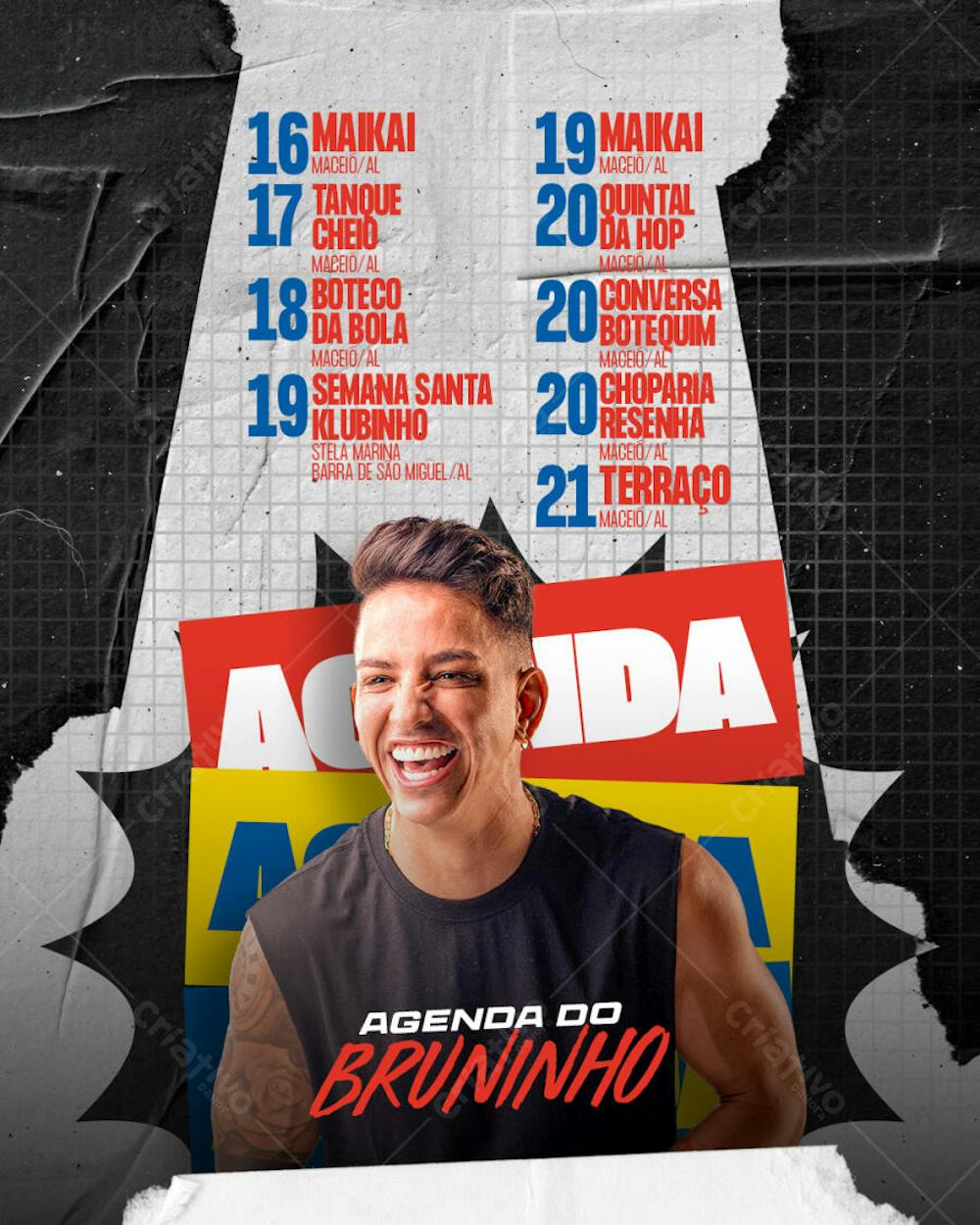 Agenda da Semana - Bruninho