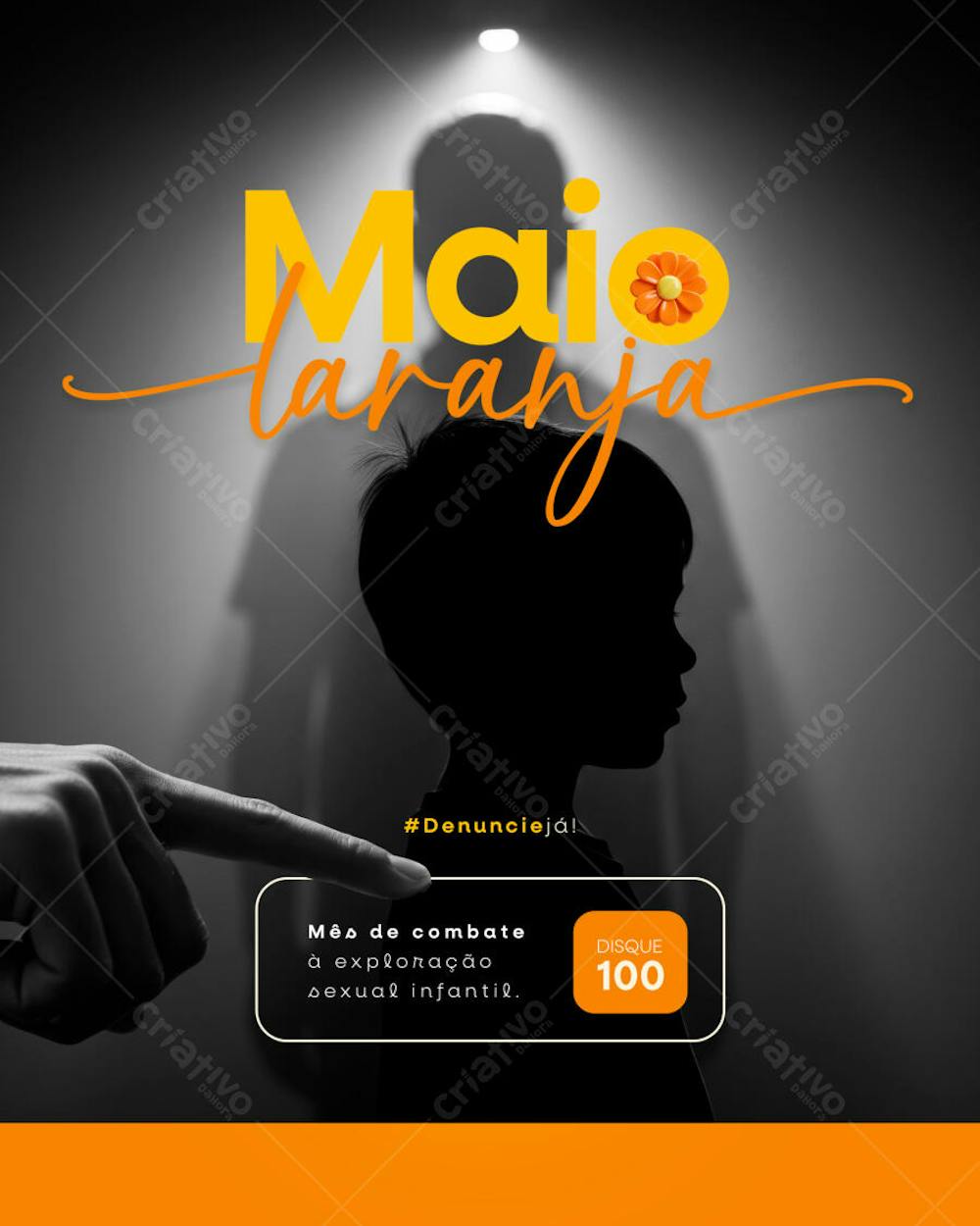 Maio Laranja Campanha de Combate à Exploração Sexual Infantil Feed (5)