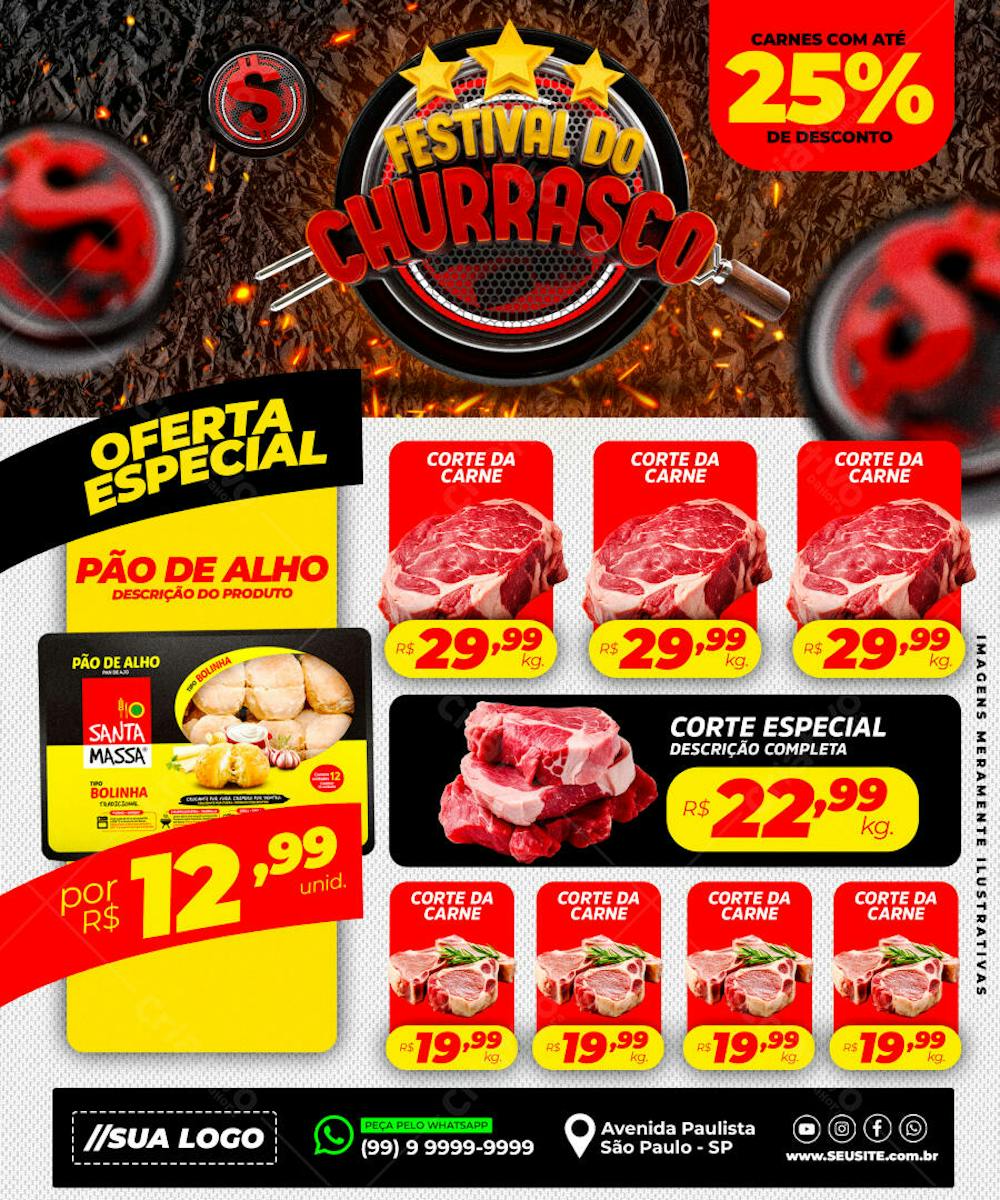 ENCARTE FESTIVAL DO CHURRASCO REDES SOCIAIS