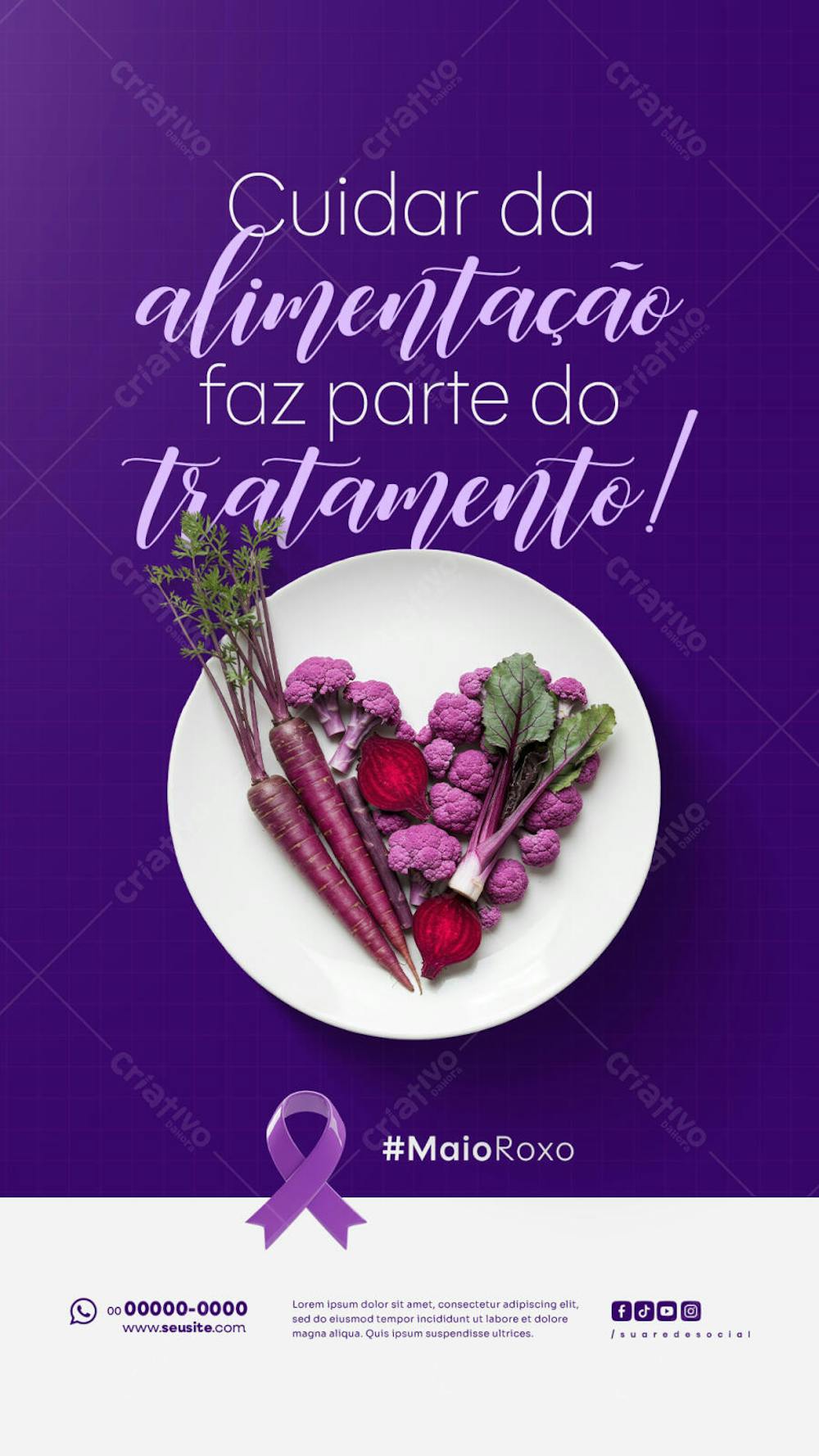 Maio Roxo Campanha mês de conscientização sobre Doenças Inflamatórias Intestinais Story (5)