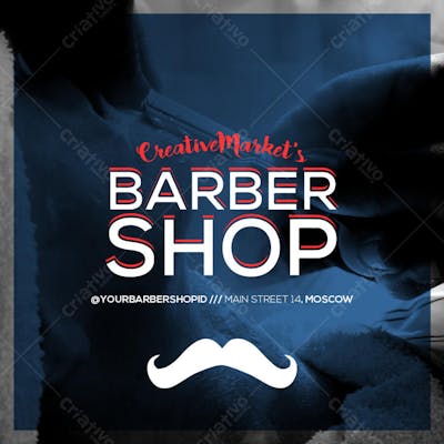 FLYER BARBEARIA - BARBEIRO