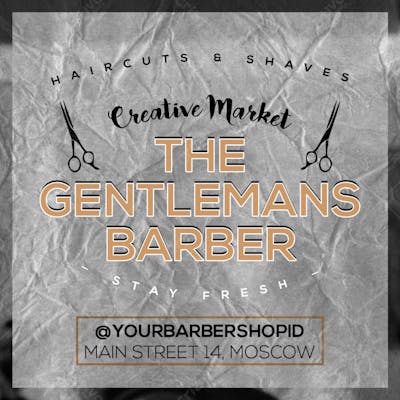 FLYER BARBEARIA - BARBEIRO 8