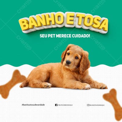 FLYER PETS SHOPP BANHO DE TOSA 1