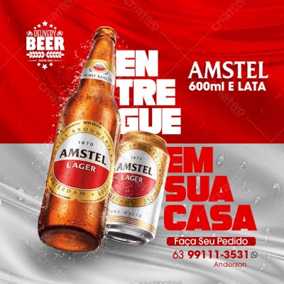 FLYER ENTREGA EM CASA CERVEJA