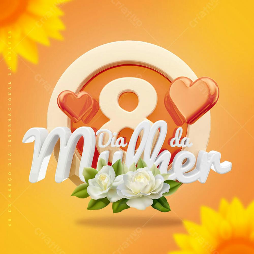 flyer Dia da Mulher 3d
