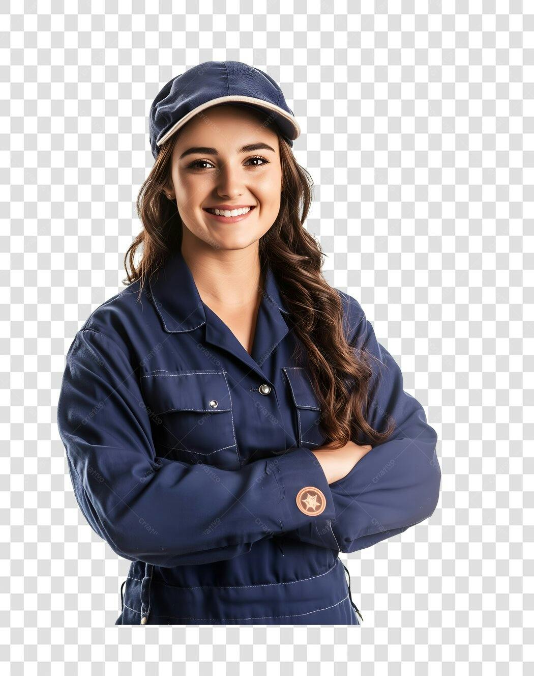 Imagem PNG profissional mulher com fundo transparente