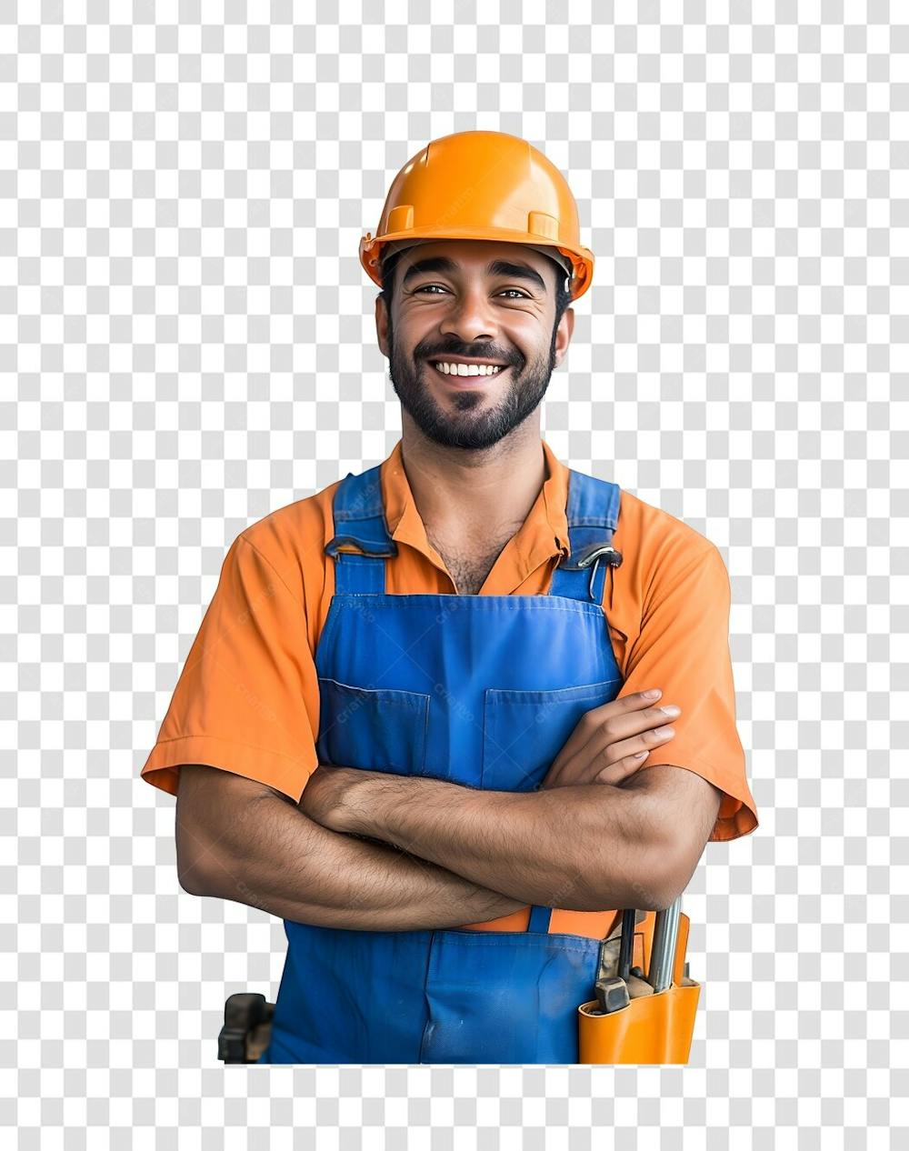 Um homem operario com roupa de trabalho (3)