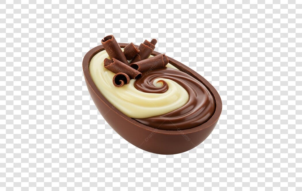 Imagem Ovo de Páscoa Chocolate PNG com fundo transparente