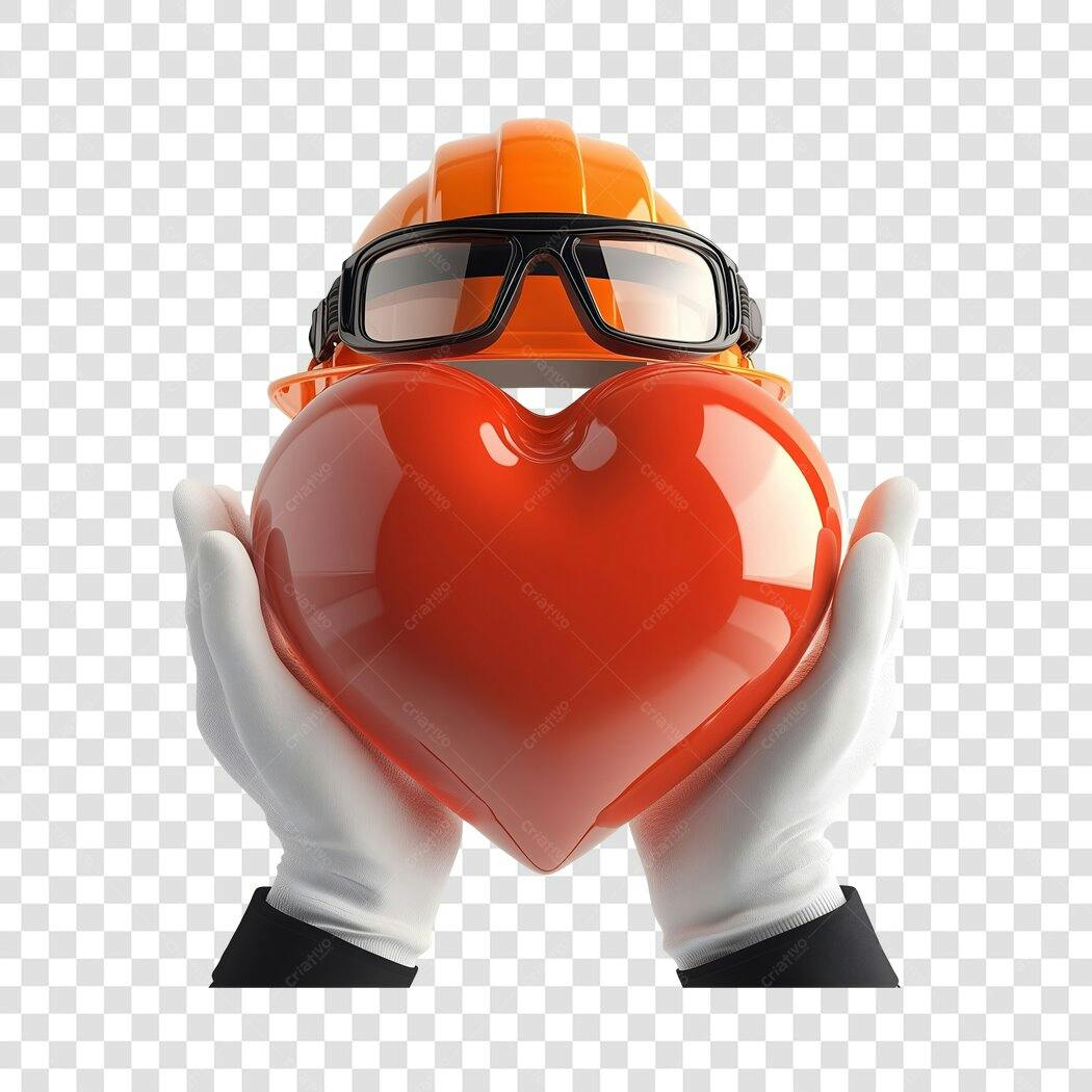Imagem PNG com fundo transparente Coração e capacete