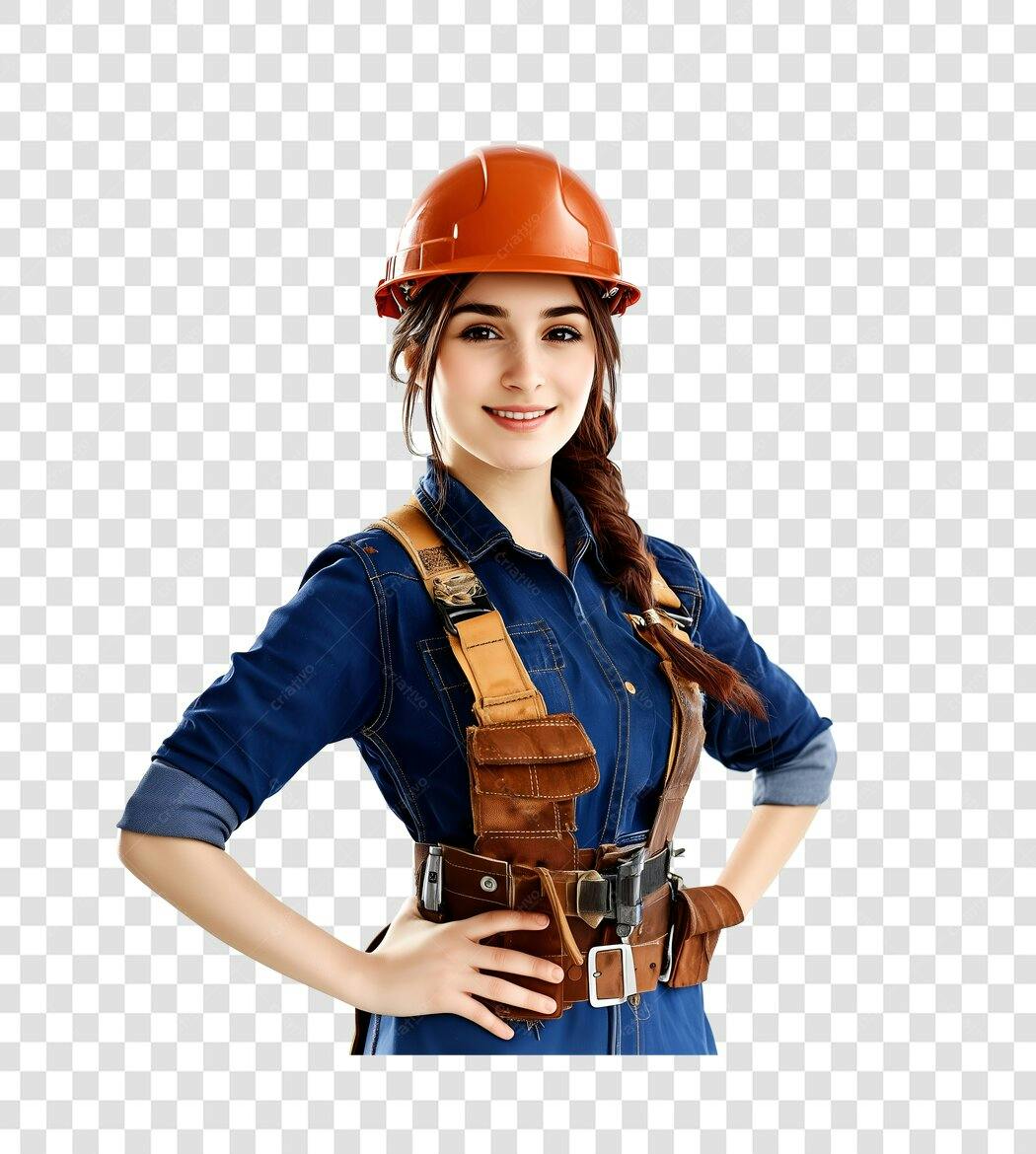 Imagem PNG Engenheira com fundo transparente