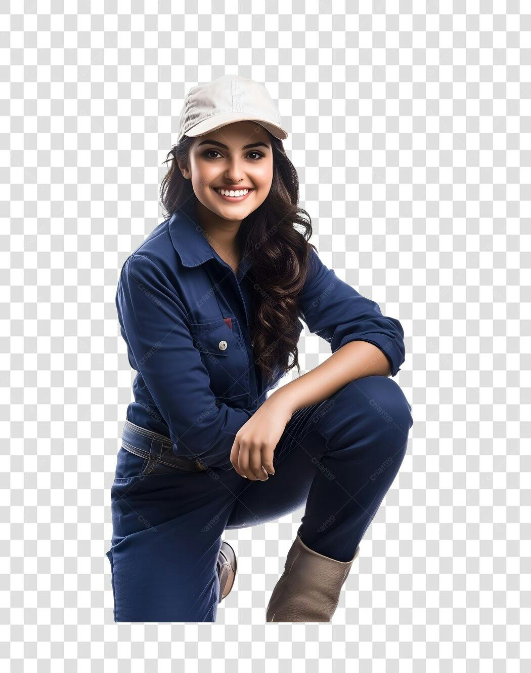 Imagem PNG profissional mulher com fundo transparente