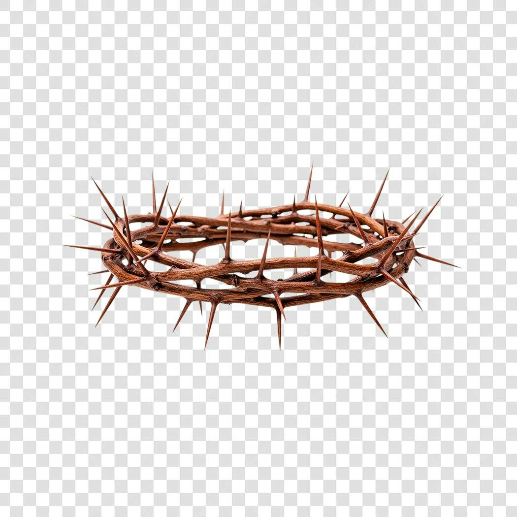 Coroa de Espinhos PNG com fundo transparente para Semana Santa