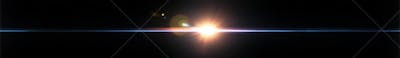 Lens flare em alta qualidade