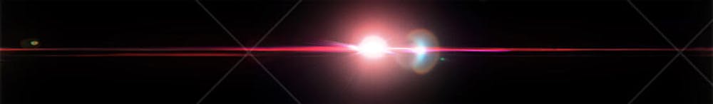 Lens flare em alta qualidade