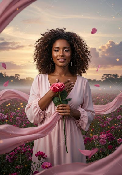 Mulheres feliz realista para composição dias das mães (7)
