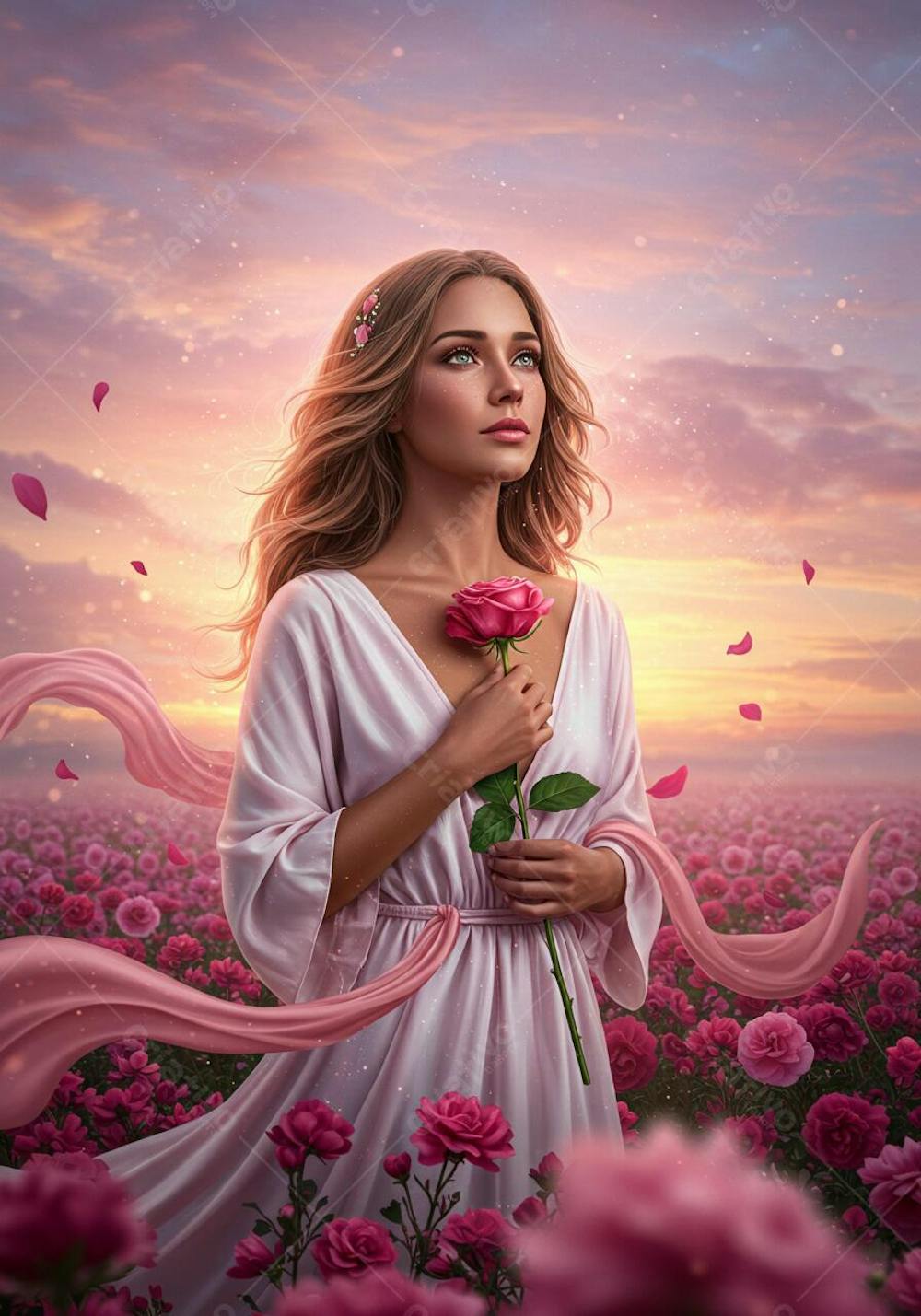Mulheres feliz realista para composição dias das mães (12)
