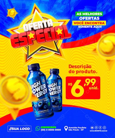 ENCARTE OFERTA ESPECIAL REDES SOCIAIS