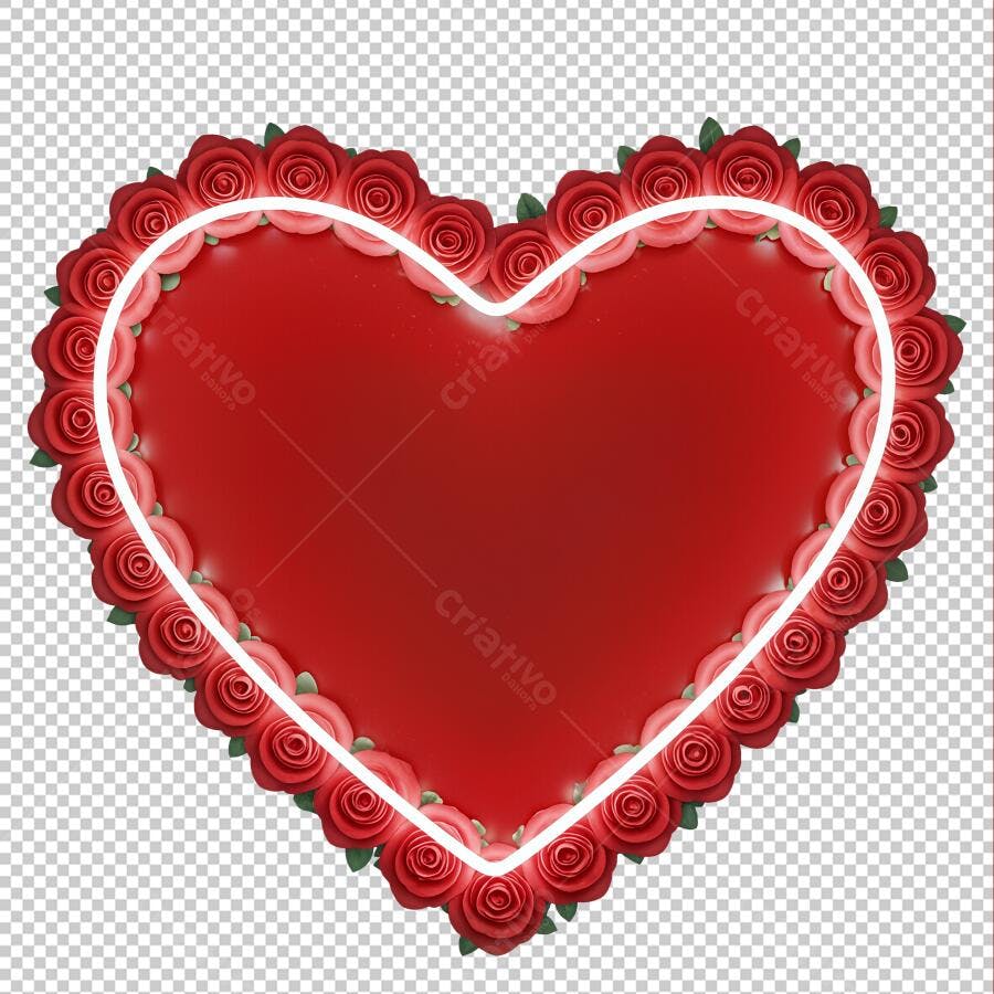 Banner Dia dos Namorados PNG com fundo transparente