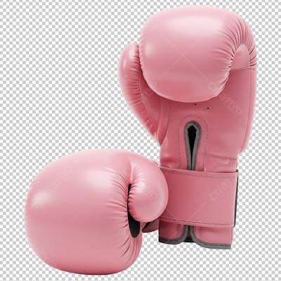 Luva de boxe para conscientização sobre o câncer de mama png
