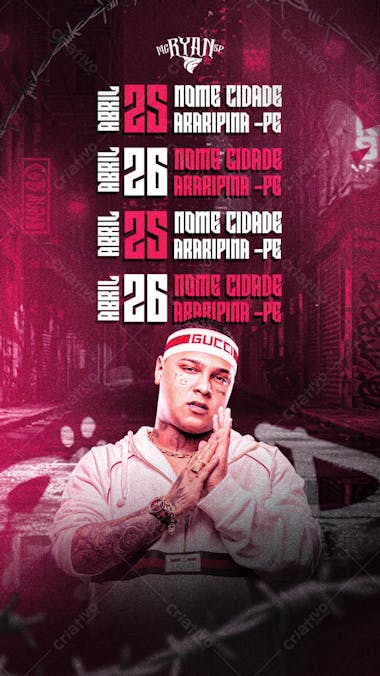 FLYER FUNK ARTISTA AGENDA DE SHOWS