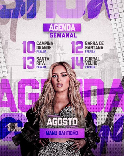 AGENDA SEMANAL CANTOR E CANTORA 2025 SHOW SHOWS MUSICA (2)