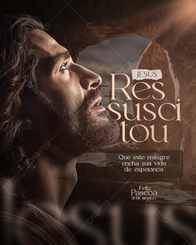 pascoa Jesus Ressuscitou
