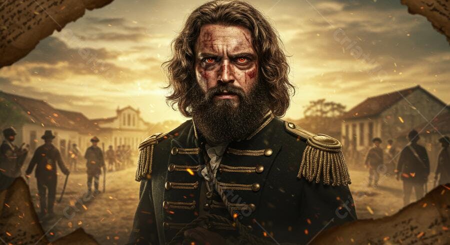 Imagem PSD para Arte de Capa de Livro Histórico Editável