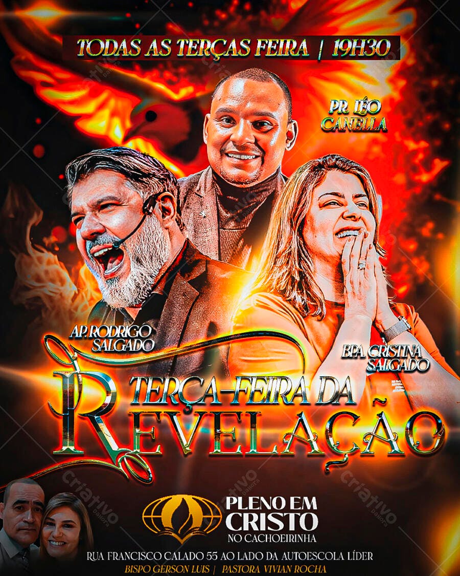 Flyer Terça-Feira da Revelação PSD Editável
