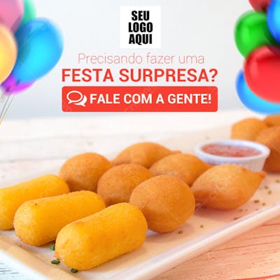 FLYER SALGADINHO SUA FESTA